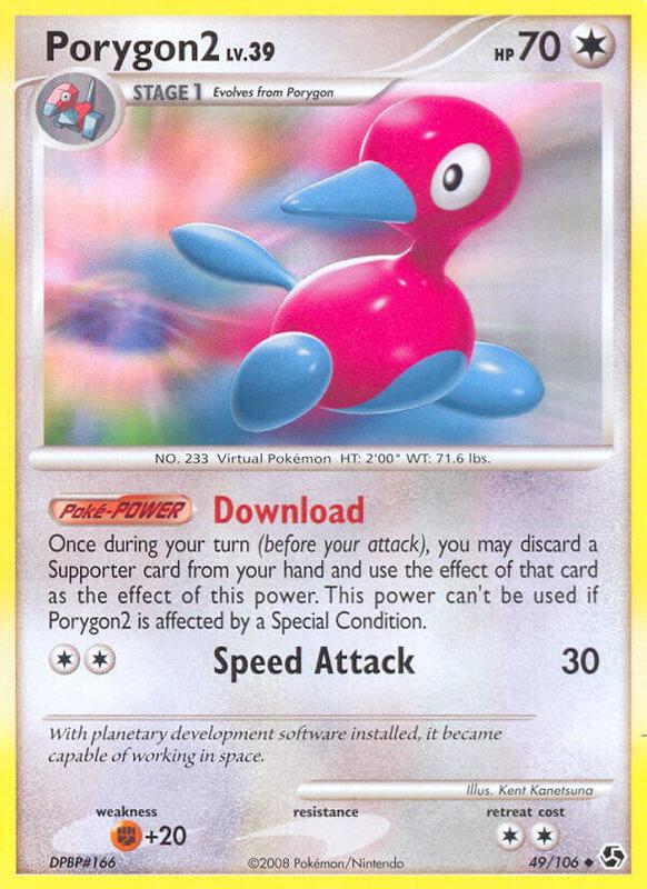 Porygon2 Pokemon card from Great Encounters