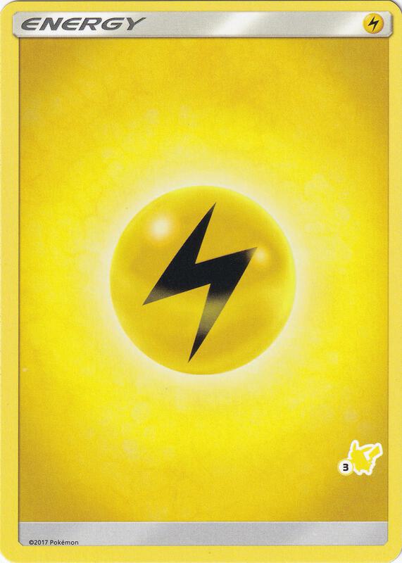 Lightning Energy (#3 Pikachu Stamped) Pokemon card from Battle Academy