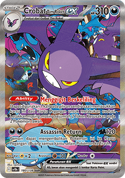 Team Rocket's Crobat ex ID/TH