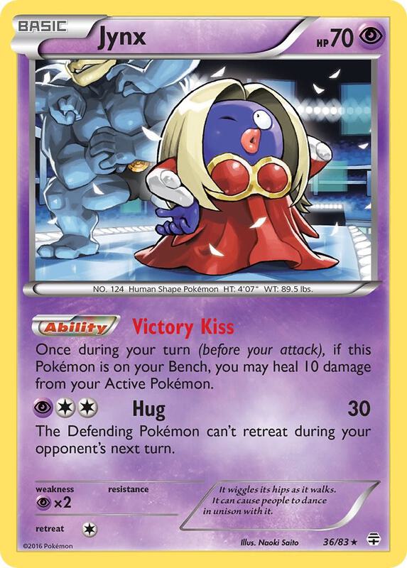 Jynx Pokemon card from Generations