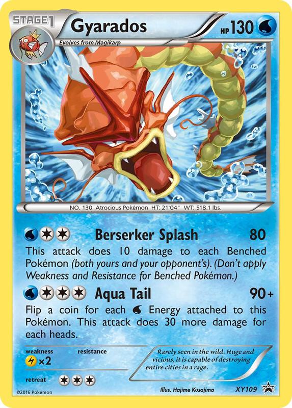 Gyarados - XY109 Pokemon card from XY Promos
