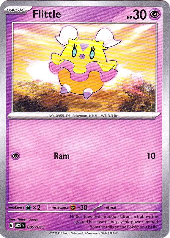 Flittle Pokemon card from McDonald's Promos 2023