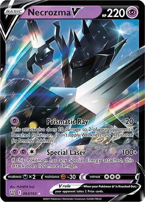 Necrozma V Pokemon card from SWSH05: Battle Styles