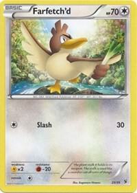 Farfetch'd Pokemon card from Kalos Starter Set