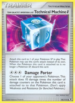 Team Galactic's Invention G-107 Technical Machine [G] (Holo) Pokemon card from Rising Rivals
