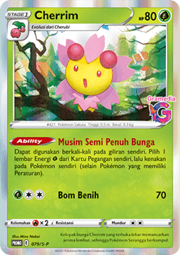 Cherrim (S-P/ID 079) Sword & Shield Indonesian Promos ID