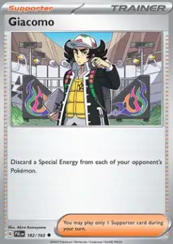 Giacomo Pokemon card from Paldea Evolved