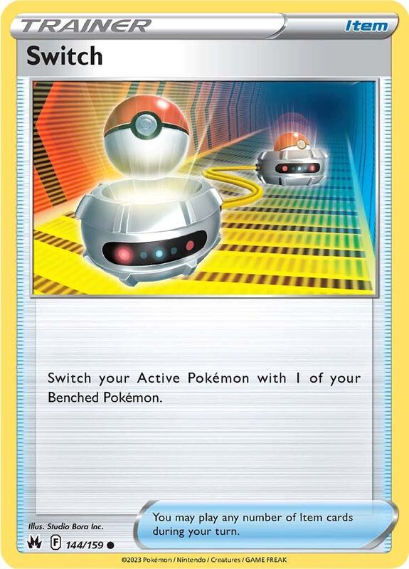 Switch Pokemon card from Crown Zenith