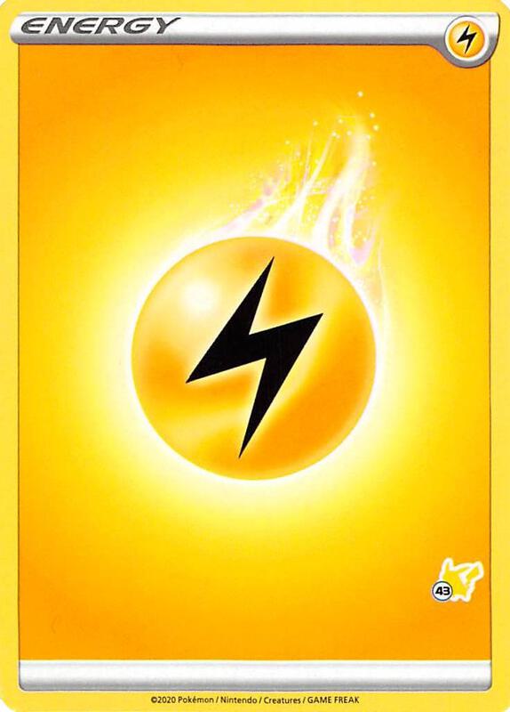 Lightning Energy (#43 Pikachu Stamped) Pokemon card from Battle Academy 2022
