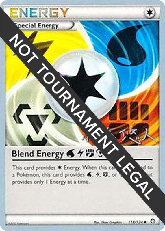 Blend Energy WLFM - 2014 (Haruto Kobayashi) Pokemon card from World Championship Decks