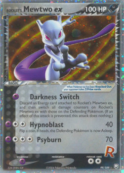 Rocket's Mewtwo ex (Holo)