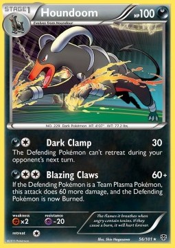 Houndoom Pokemon card from Plasma Blast