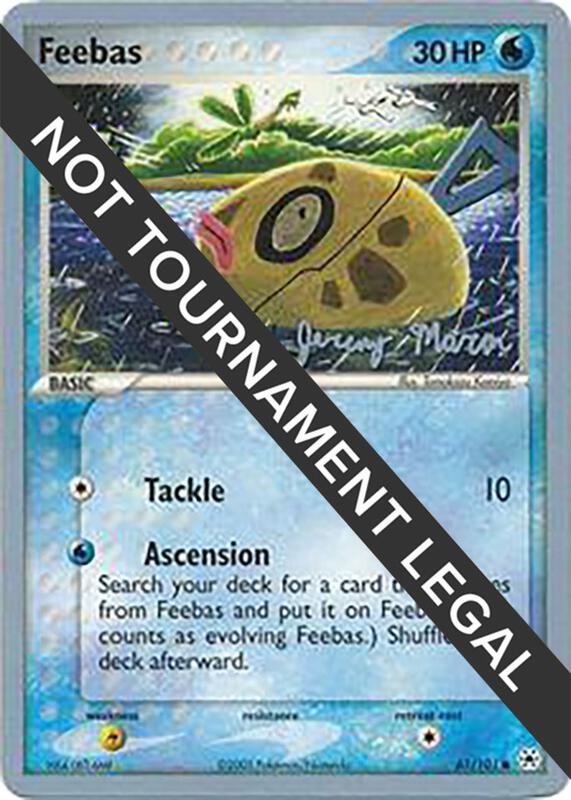 Feebas - 2005 (Jeremy Maron) Pokemon card from World Championship Decks