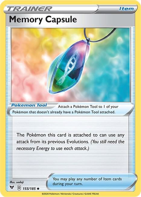 Memory Capsule Pokemon card from SWSH04: Vivid Voltage