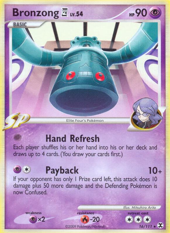 Bronzong E4 Pokemon card from Rising Rivals