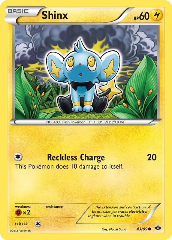Shinx (43) Pokemon card from Next Destinies