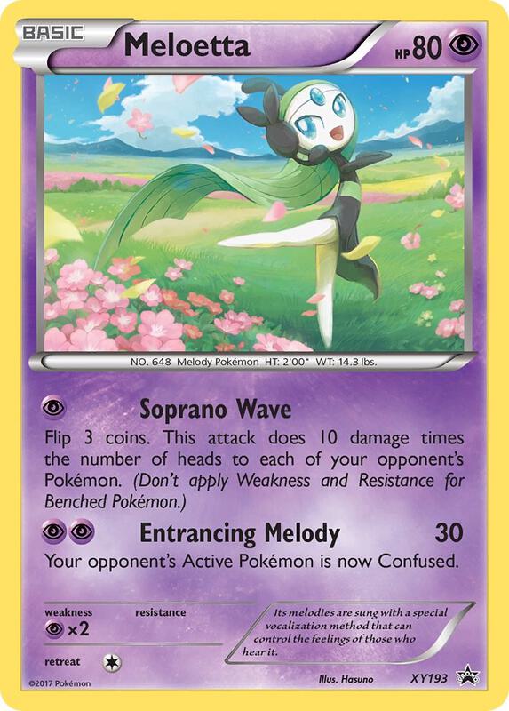 Meloetta - XY193 Pokemon card from XY Promos