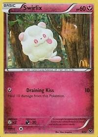 Swirlix Pokemon card from McDonald's Promos 2014
