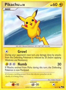 Pikachu Lv.18 (Holo)