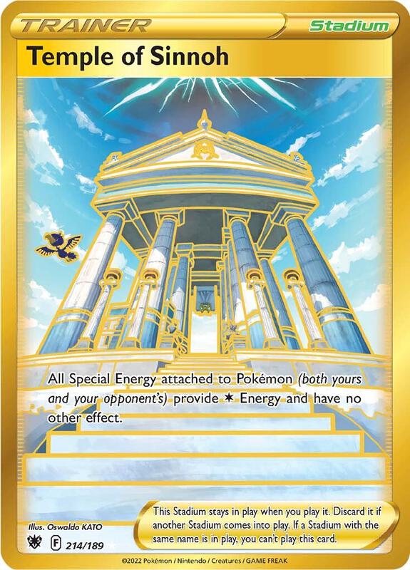 Temple of Sinnoh (Secret) Pokemon card from SWSH10: Astral Radiance