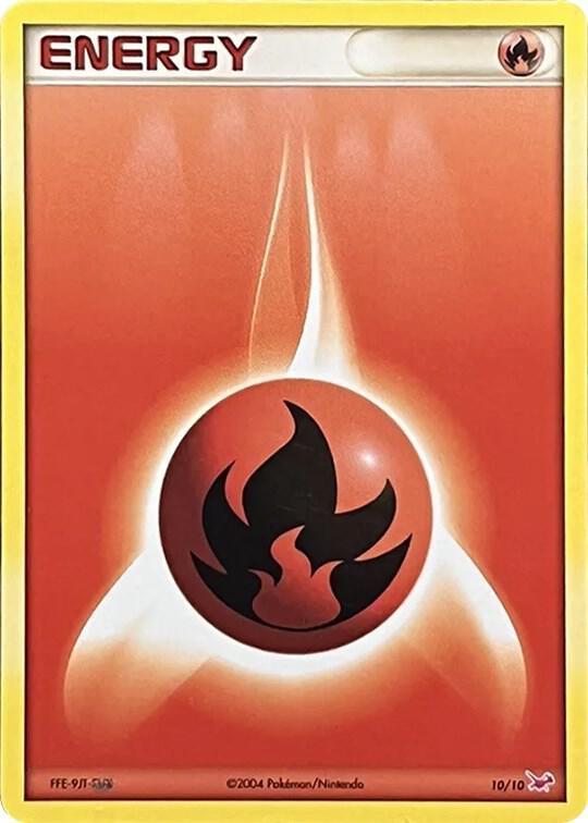 Fire Energy Pokemon card from EX Trainer Kit 1: Latias & Latios