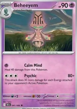 Beheeyem Pokemon card from Black Bolt