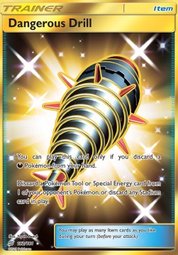 Dangerous Drill Pokemon card from Team Up