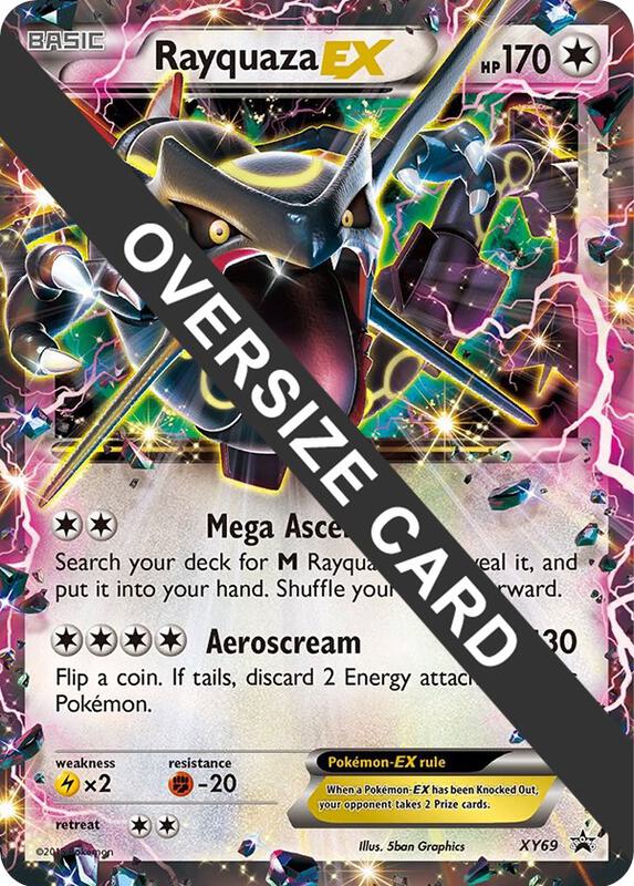 Rayquaza EX - XY69 Pokemon card from Jumbo Cards