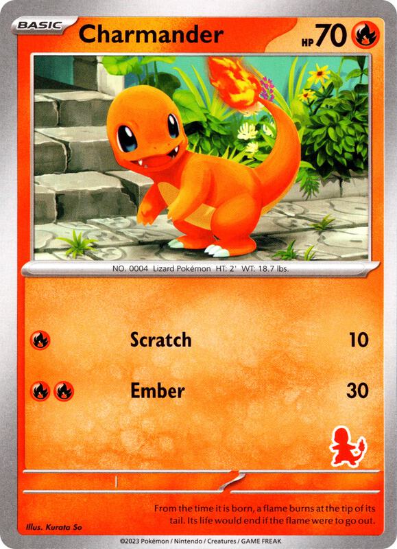 Charmander Pokemon card from My First Battle