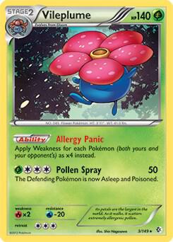 Vileplume Pokemon card from Deck Exclusives