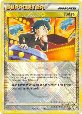 Judge Pokemon card from League & Championship Cards