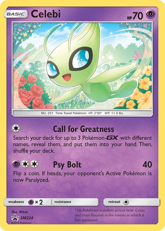 Celebi - SM224 Pokemon card from SM Promos