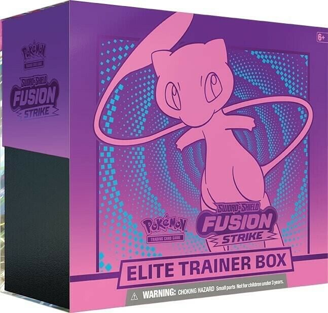Fusion Strike Elite Trainer Box Pokemon card from SWSH08: Fusion Strike