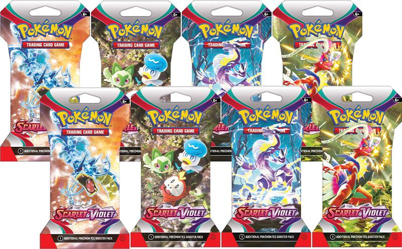 Scarlet & Violet Sleeved Booster Pack Bundle [Set of 8] Pokemon card from SV01: Scarlet & Violet Base Set