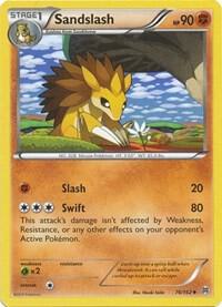 Sandslash Pokemon card from XY - BREAKthrough