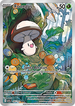 Foongus Pokemon card from Black White IDTH