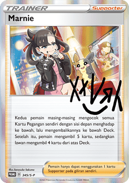 Marnie (S-P/ID 345) Sword & Shield Indonesian Promos ID
