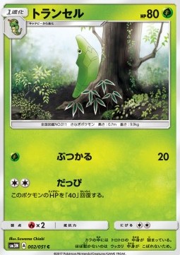Metapod Pokemon card from Darkness that Consumes Light