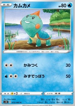 Chewtle Pokemon card from Shield