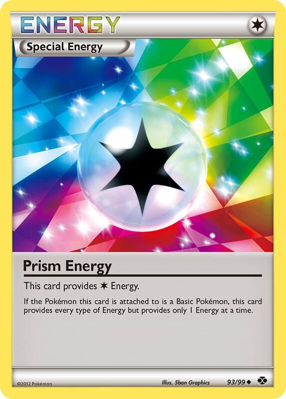 Prism Energy Pokemon card from Next Destinies