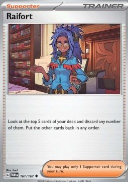 Raifort Pokemon card from Twilight Masquerade