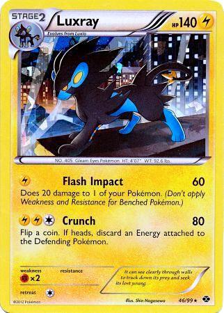 Luxray Pokemon card from Blister Exclusives