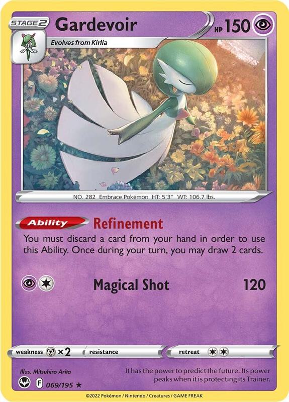 Gardevoir Pokemon card from SWSH12: Silver Tempest