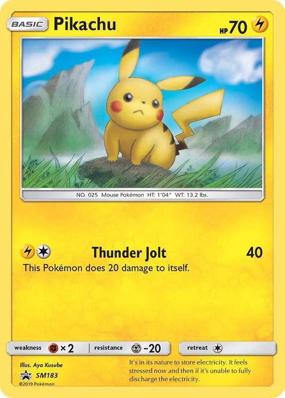 Pikachu - SM183 Pokemon card from SM Promos