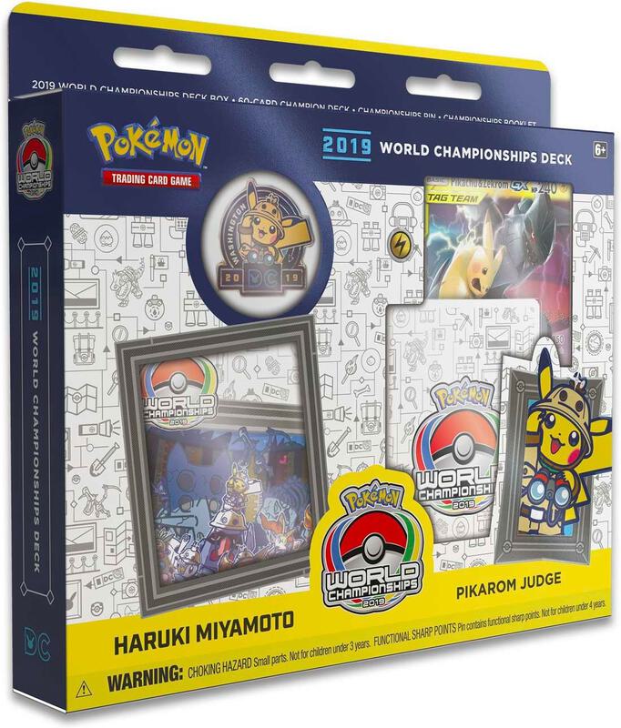 2019 World Championship Deck: Haruki Miyamoto (Pikarom Judge) Pokemon card from World Championship Decks