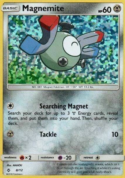 Magnemite Pokemon card from McDonald's Promos 2018
