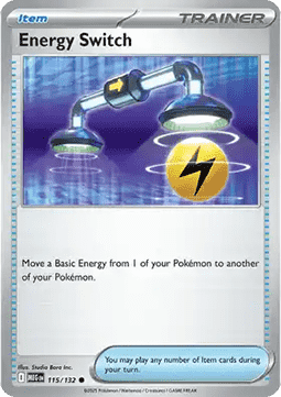 Energy Switch (Holo) Pokemon card from Mega Evolution