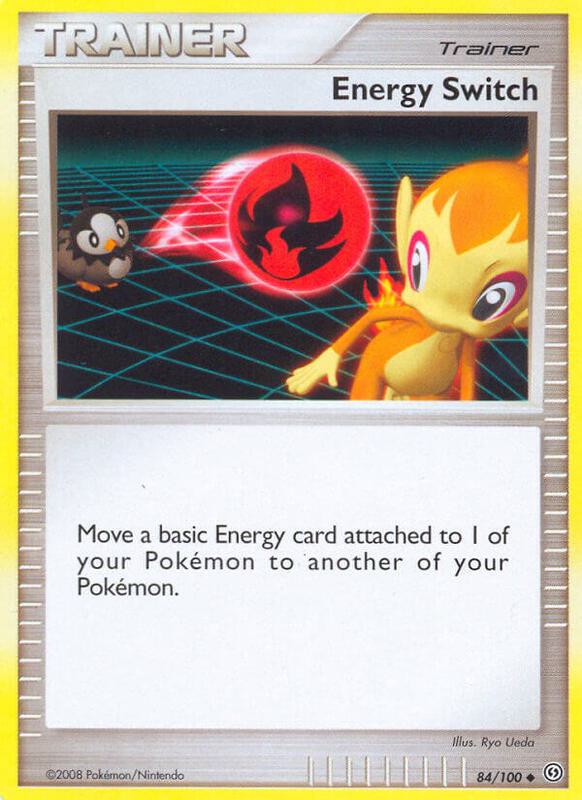 Energy Switch Pokemon card from Stormfront