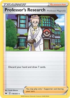 Professor's Research Pokemon card from Deck Exclusives