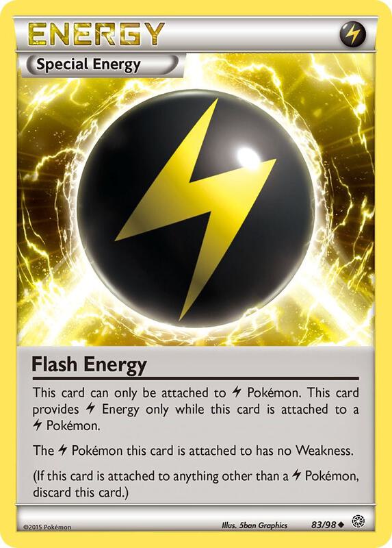 Flash Energy Pokemon card from XY - Ancient Origins